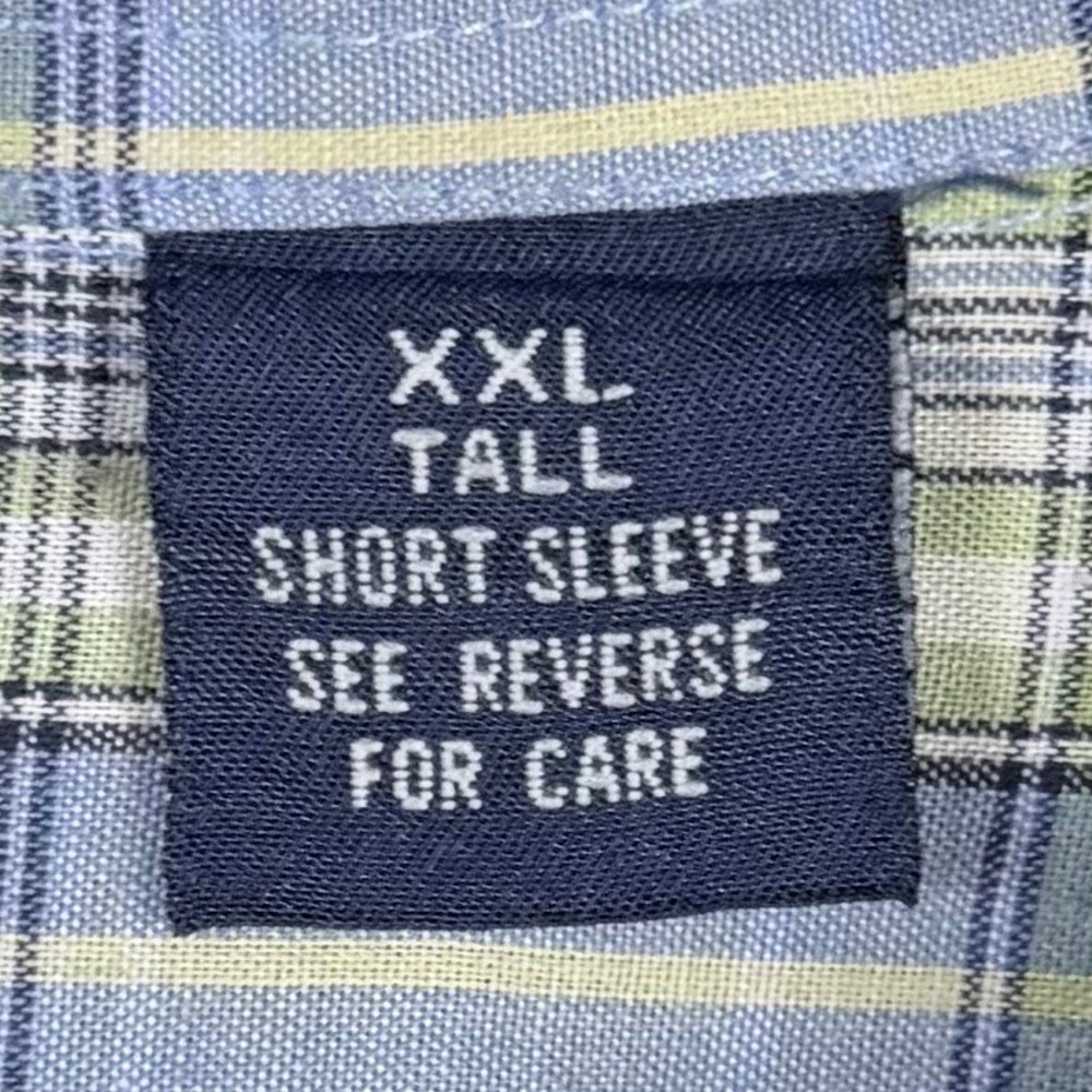 Lot of 5 Harbor Bay Short Sleeve Button Down Shirt Short Sleeve Casual Preppy - Picture 3 of 12